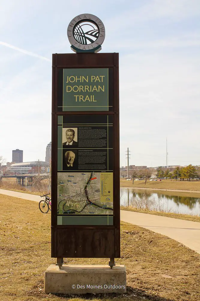 John Pat Dorrian Trail Sign