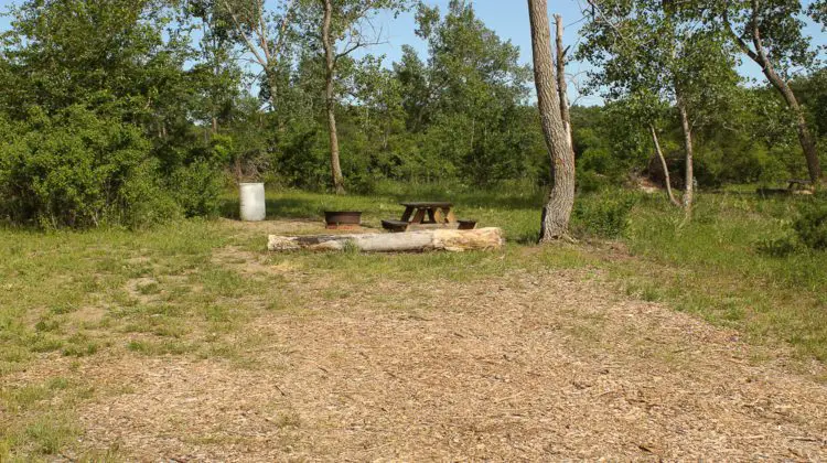 Campsite at Quarry Springs Park