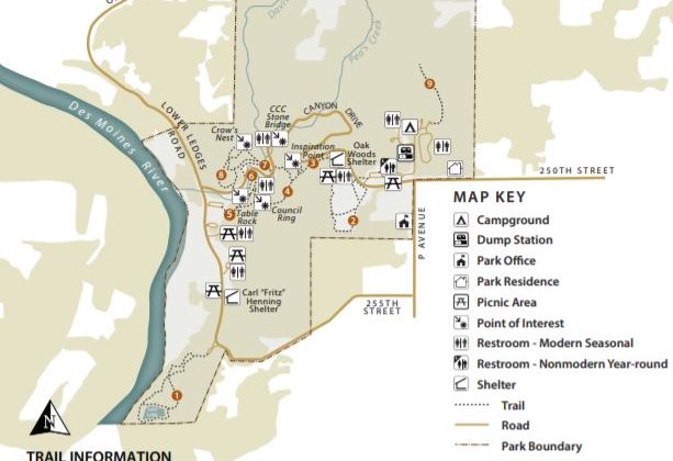 Ledges State Park Map