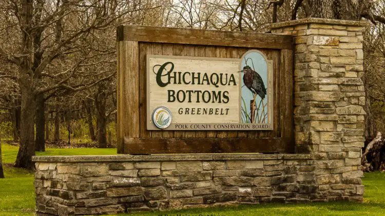 Chichaqua Bottoms Greenbelt Sign