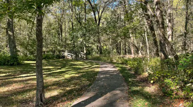 Paved accessible trail