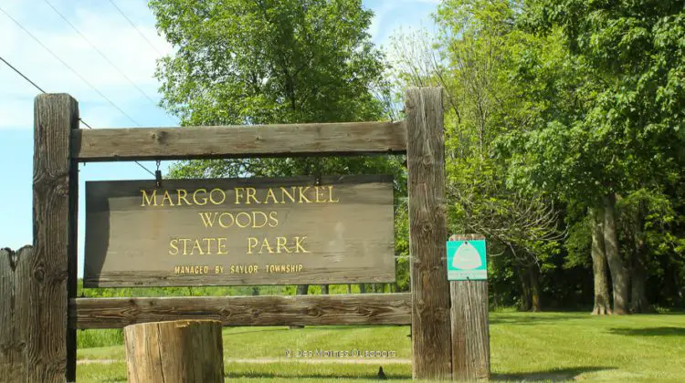 Margo Frankel Woods State Park Sign
