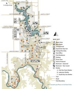 Brushy Creek State Recreation Area Map