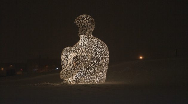 Pappajohn Sculpture Park, Des Moines Winter