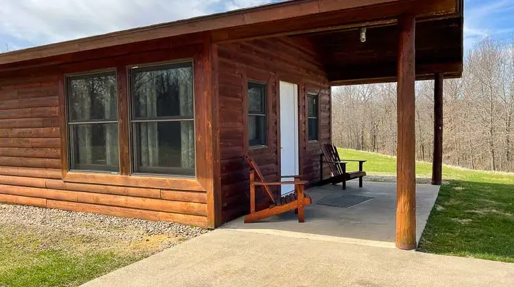 Family Camping Cabin at Honey Creek State Park