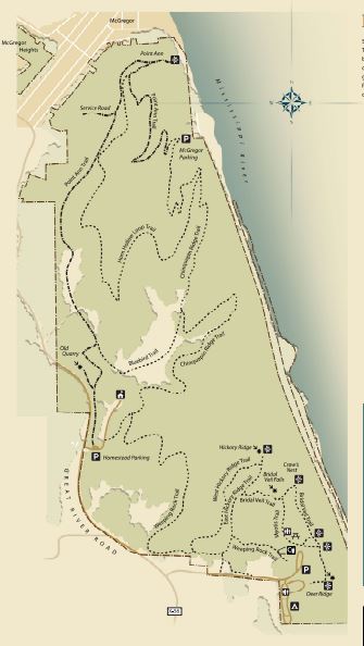 Pikes Peak State Park Map