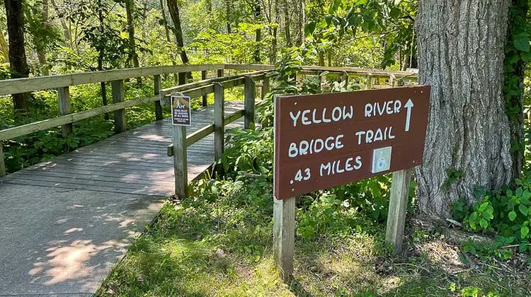 Yellow River Bridge Trail at Effigy Mounds National Monument