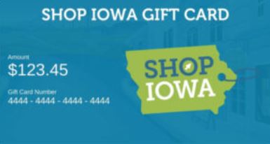 Shop Iowa gift card