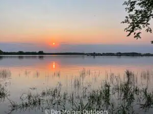 Sunset at Iowa Great Lakes