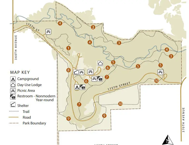 Fort Defiance State Park Map